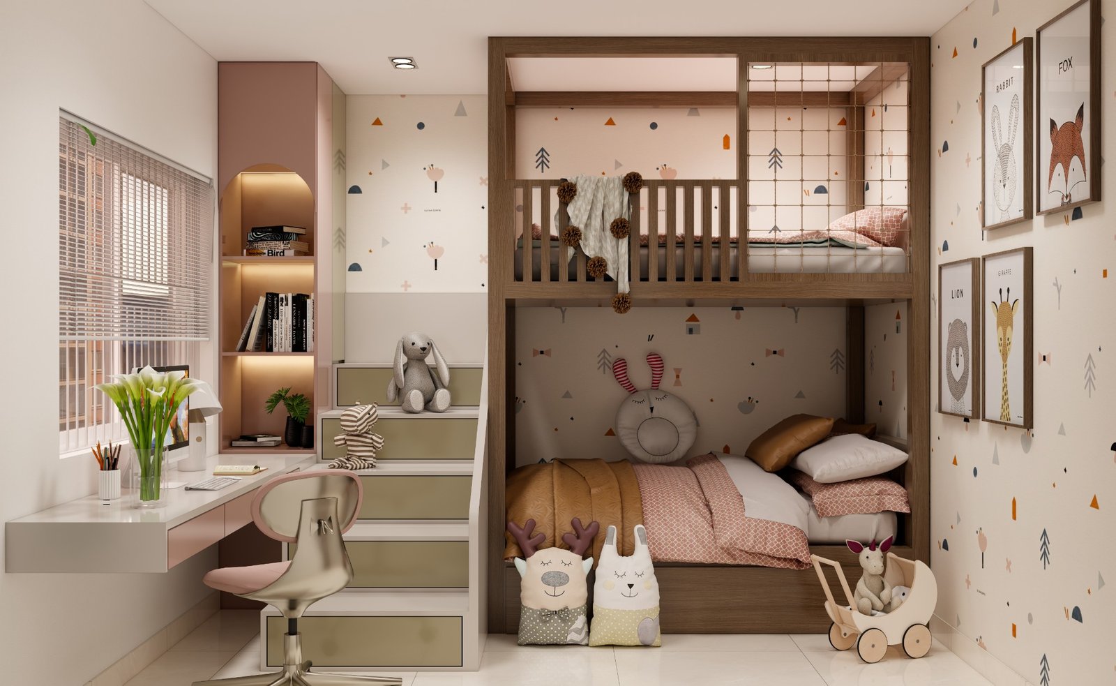 Kids bedroom — Premium 3BHK Residential Interior, Hyderabad