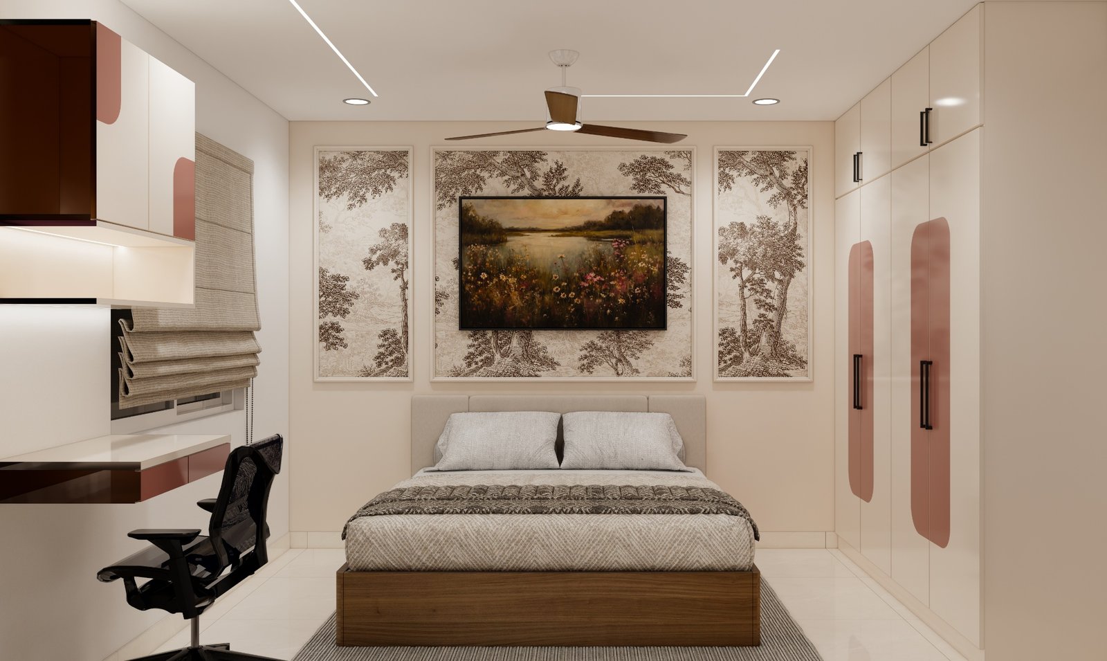 Guest bedroom — Economical Styling 3BHK