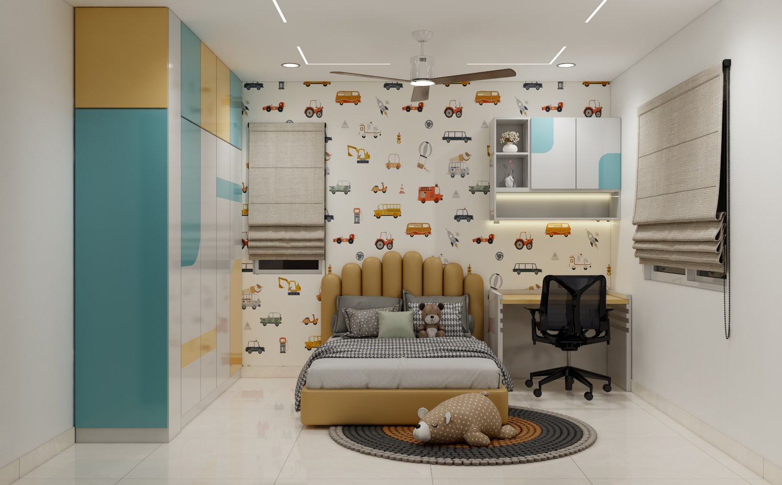 Kids bedroom — Economical Styling 3BHK